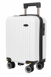 Чемодан Bagvoyage BV01/16 белый со съемными колесами