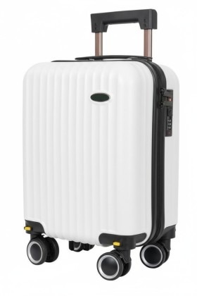 Чемодан Bagvoyage BV01/16 белый со съемными колесами