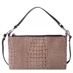 Сумка женская Esse РЕГИНА беж/шоколад