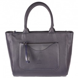 Сумка женская AFINA 359 синяя фл.граф.тач.сафьян.к.И