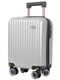 Чемодан Bagvoyage BV01/16 светло серый со съемными колесами