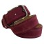 Ремень женский VW 35мм замша бордо