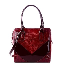 Сумка женская ESSE ДЖИЛ бордо саван 54481