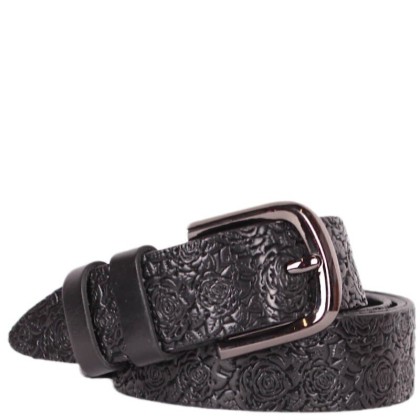 Ремень Sharpey цветы 35 черн (110) 