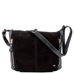 Сумка женская МОЛЛИ черн.велюр