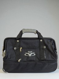 Сумка саквояж дорожная TsV 514,32 черн.жак/аллюм