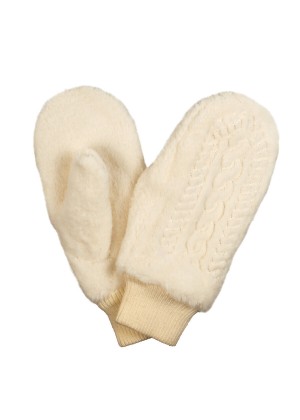 Варежки Снегурочка т.мол резин/косички 