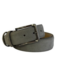 Ремень женский VW 35мм замша сер