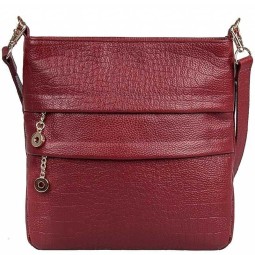 Сумка женская F. Mariscotti 1-2612/1к пл бордо