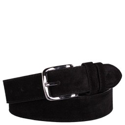 Ремень замша 35 черн (110) Sharpey