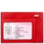 Чехол для автодокументов Веста Red алый 