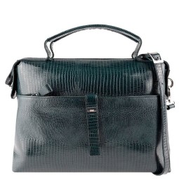 Сумка женская ДОРОТИ варан/зел
