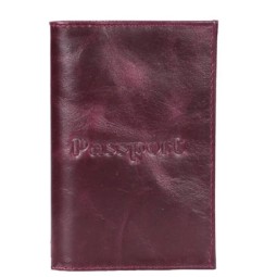 Обложка на паспорт бордо/пуллап