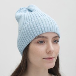 Шапка женская PB 412 голубой