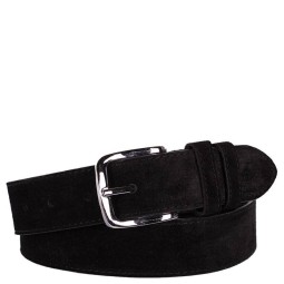 Ремень замша 35 черн (100) Sharpey