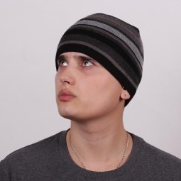 Шапка мужская Sharpey К-10 черн/сер/ант