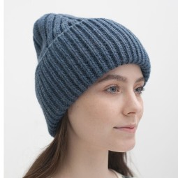 Шапка женская PB 355 джинс